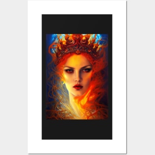 queen of ice and fire Posters and Art